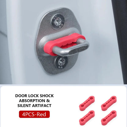 Universal Car Door Shock Absorber — Soundproof Anti-Vibration Cushion Buffer Pad & Damper
