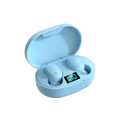 E6S TWS Wireless Bluetooth Earbuds — Noise Cancelling Sports Headphones with Mic