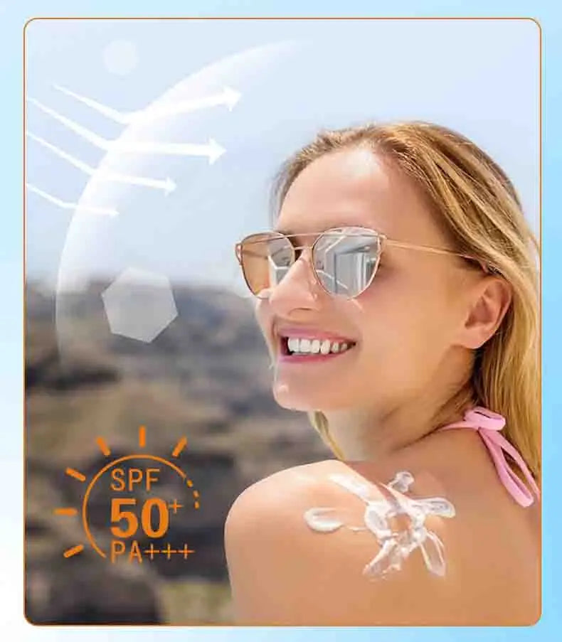 SPF50+ PA+++ Dual Tube Multi-Effect Facial Sunscreen — Brightening Solar Blocker
