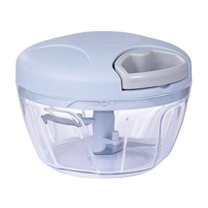 Manual Meat Mincer & Garlic Chopper — 500/900ml Rotate Press Crusher for Vegetables & Onions