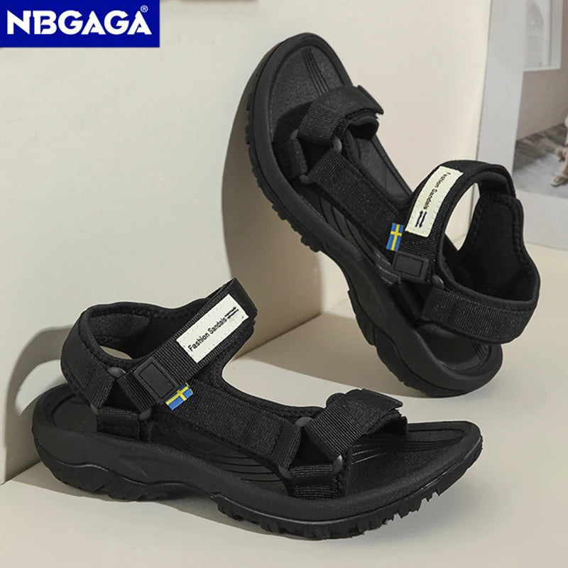 Classic Summer Flat Sandals — Simple Beach & Outdoor Casual Sport Sandals for Women