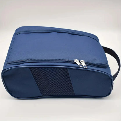 Portable Sports Shoe Bag — Breathable Oxford Carry Bag for Golf, Football & Tennis