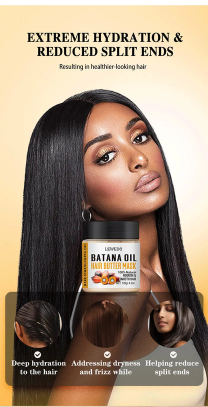 100% Pure Batana Oil — Deep Hair & Scalp Nourishment Treatment