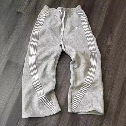 Camo Tactical Jogger Sweatpants — Y2K Embroidered Cargo Pants for Men & Women