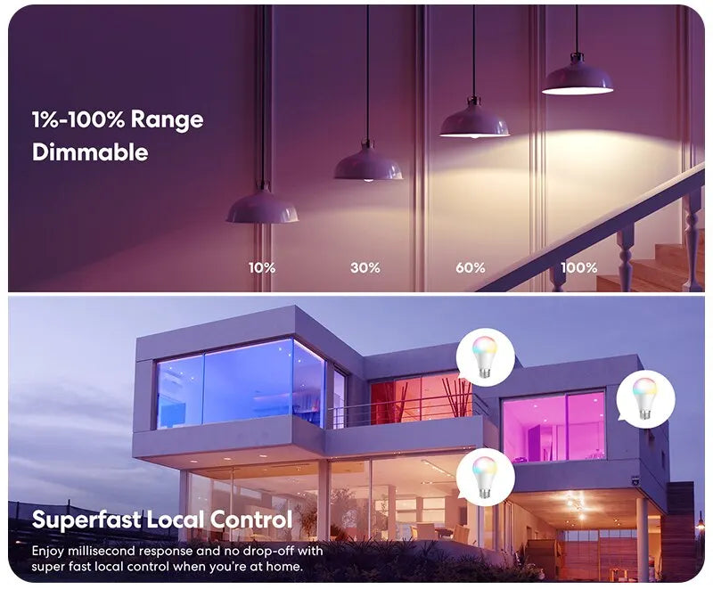 16-Color RGB Smart LED Bulb — Dimmable E27 220V Atmosphere Light with 24-Key Remote Control
