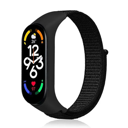 Nylon Sport Strap for Xiaomi Mi Band 3 4 5 6 7 — Soft Adjustable Replacement Wristband
