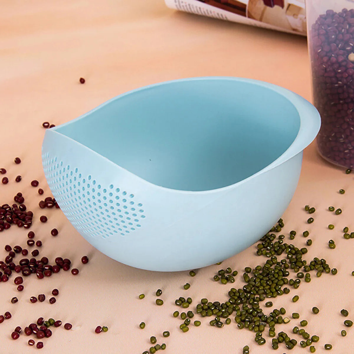 Double-Layer Colander & Drain Bowl with Handles – 1 or 3 Pack