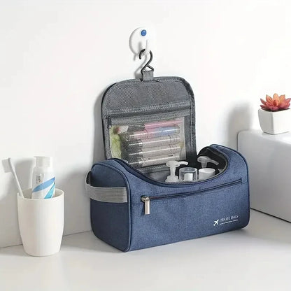 Leather Toiletry Bag — Hanging Dopp Kit for Men & Women