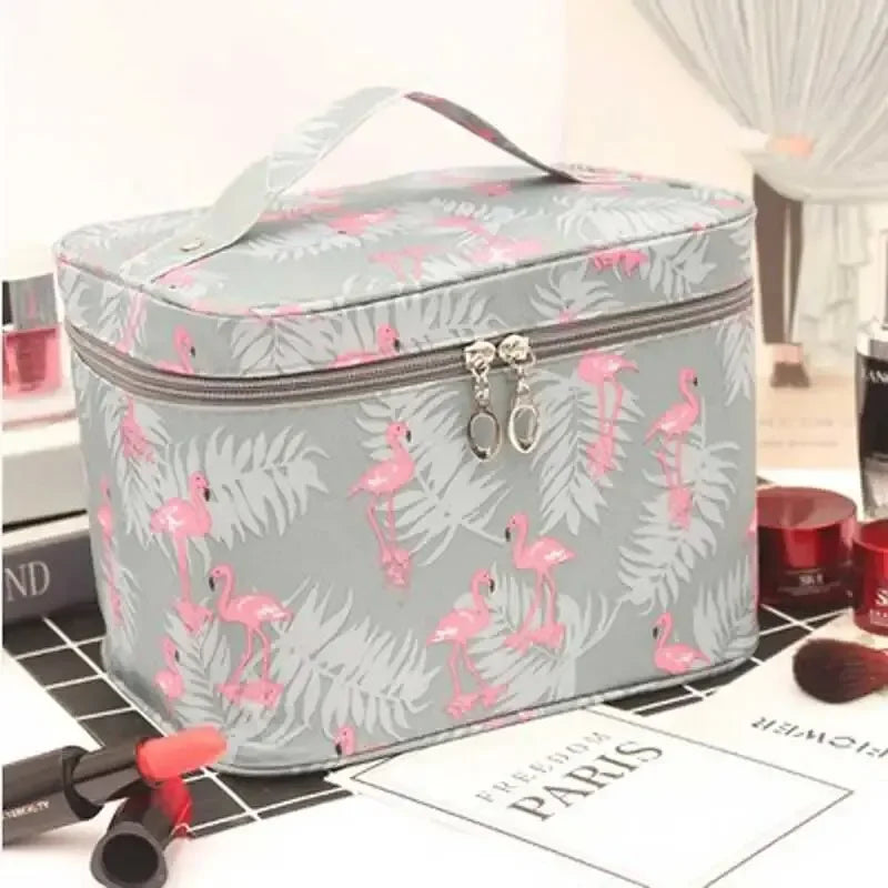 Large Capacity Makeup Bag — Multi-Compartment Home & Travel Organizer