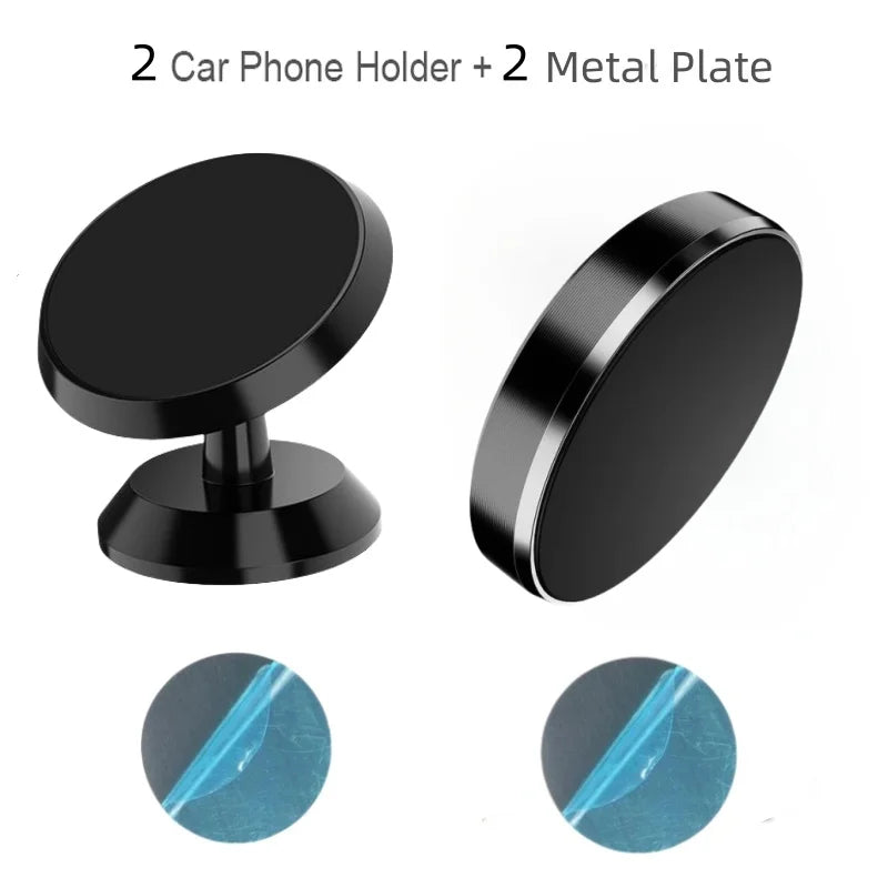 Magnetic Car Phone Holder — Universal Dashboard Mount for iPhone, Samsung, Xiaomi & Huawei