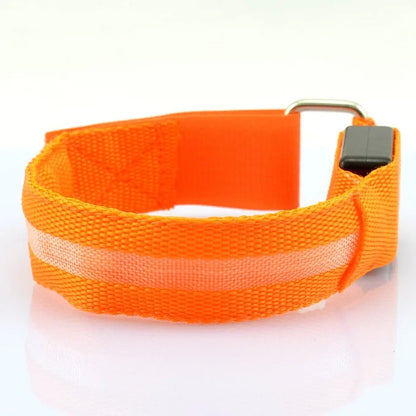 LED Safety Armband Light — USB Rechargeable Running & Cycling Wristband