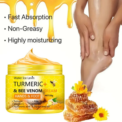 Poison Bee Organic Hand & Foot Cream — Natural Moisturizer for Dry & Flaky Skin