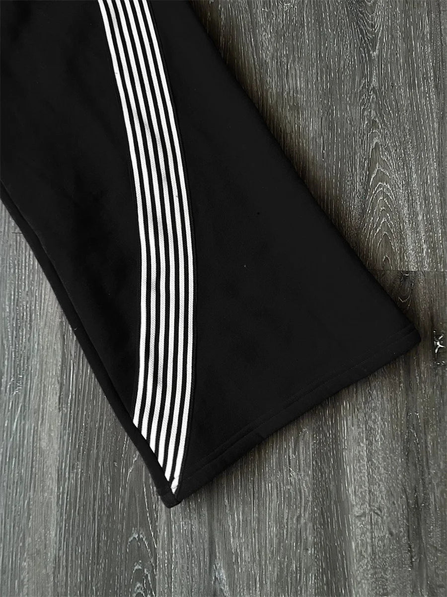 Camo Tactical Jogger Sweatpants — Y2K Embroidered Cargo Pants for Men & Women