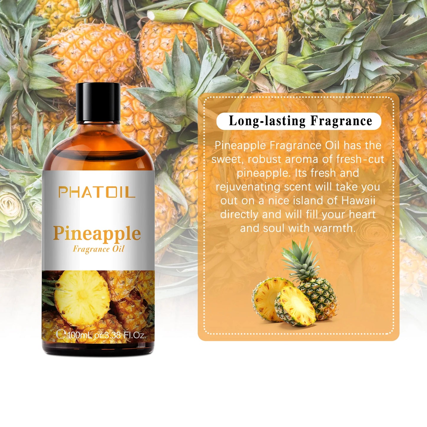 PHATOIL Aromatherapy Fragrance Oil 100ml — Premium Diffuser & Home Scent