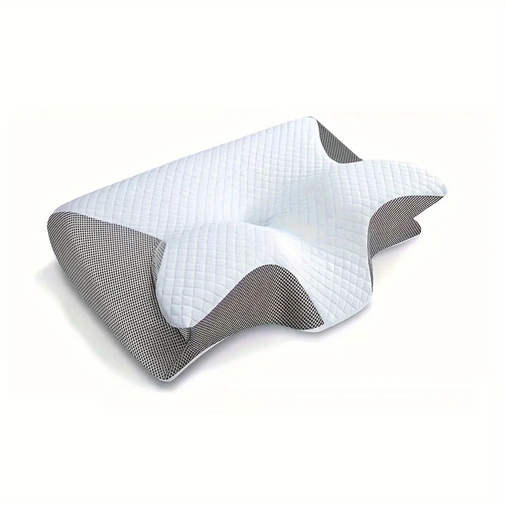 Ergonomic Cotton Snack Pillow — Soft & Lightweight Sleeping Pillow for Side, Back & Stomach Sleepers