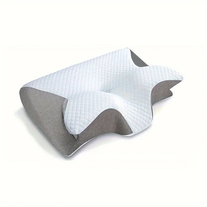 Ergonomic Cotton Snack Pillow — Soft & Lightweight Sleeping Pillow for Side, Back & Stomach Sleepers