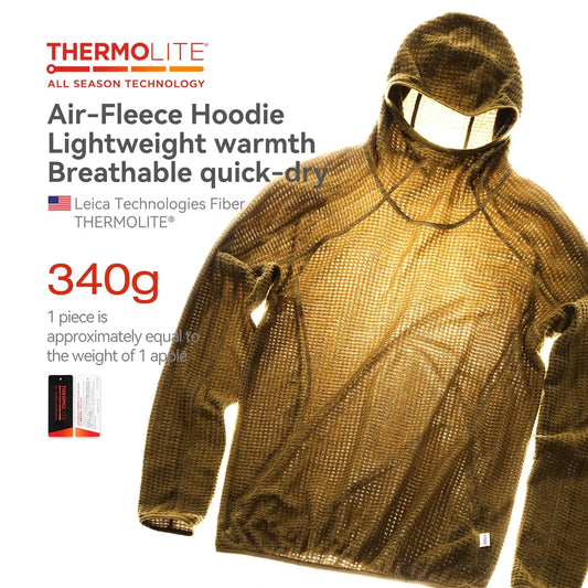 Thermolite Unisex Hoodie — Lightweight Warm Thickened Sweatshirt for Autumn & Winter