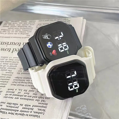 Kids Sport LED Digital Watch — Waterproof Silicone Wristwatch for Boys & Girls