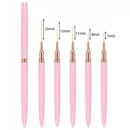 Nail Art Liner Brush Set – Four Colour Options