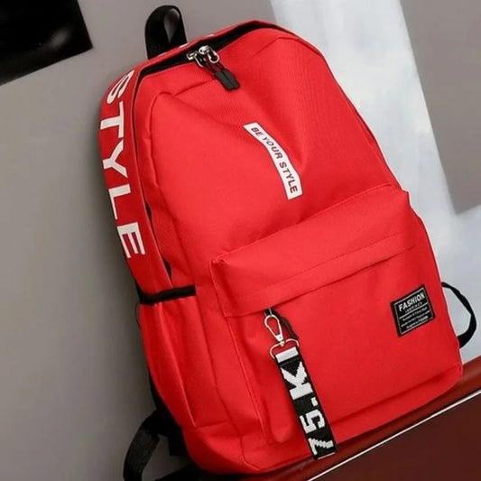 Korean Style Large Capacity Fashion Backpack — Trendy School & Travel Bag for Men & Women