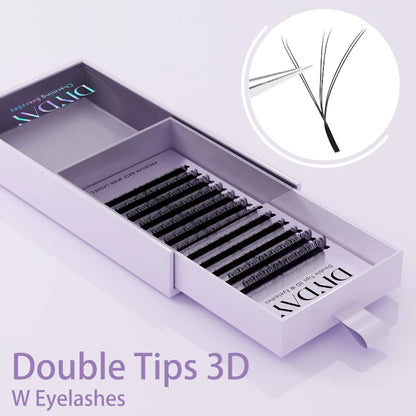 DIYDAY W-Shape Eyelash Extensions — Dramatic Volume & Length at Home
