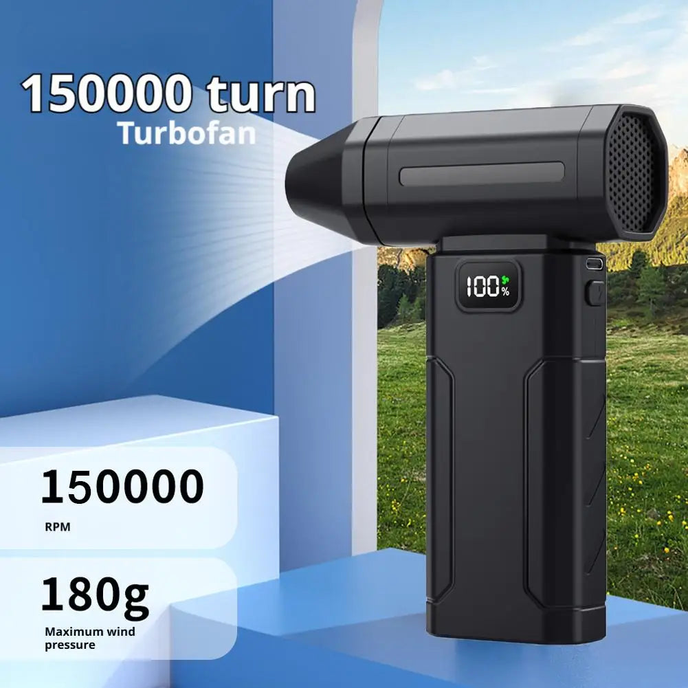 X8 Brushless Turbo Jet Fan Blower — 150,000 RPM Electric Air Blower & Dust Cleaner for PC, Keyboard & Electronics