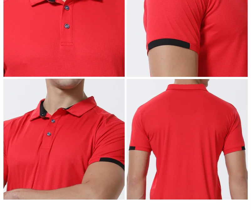 Men's Quick-Dry Sports POLO Shirt — Breathable Short Sleeve Cycling & Fitness Top
