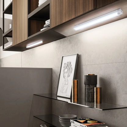 LED Motion Sensor Cabinet Light — USB Type-C Rechargeable Wireless Night Light for Kitchen, Wardrobe & Stairs