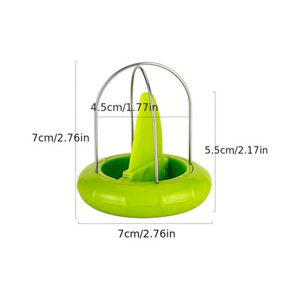 Stainless Steel Kiwi Cutter, Peeler & Slicer — Fast Fruit Peeling Kitchen Gadget