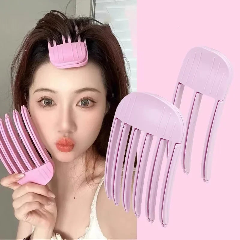 Fluffy Volumizing Hair Clips — Curling Bangs & Root Lift Clips for Women