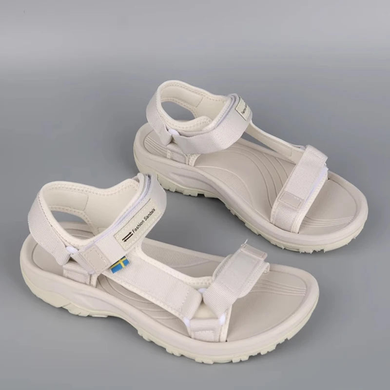 Classic Summer Flat Sandals — Simple Beach & Outdoor Casual Sport Sandals for Women