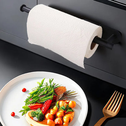 Stainless Steel Paper Towel Holder – Adhesive or Screw Mount