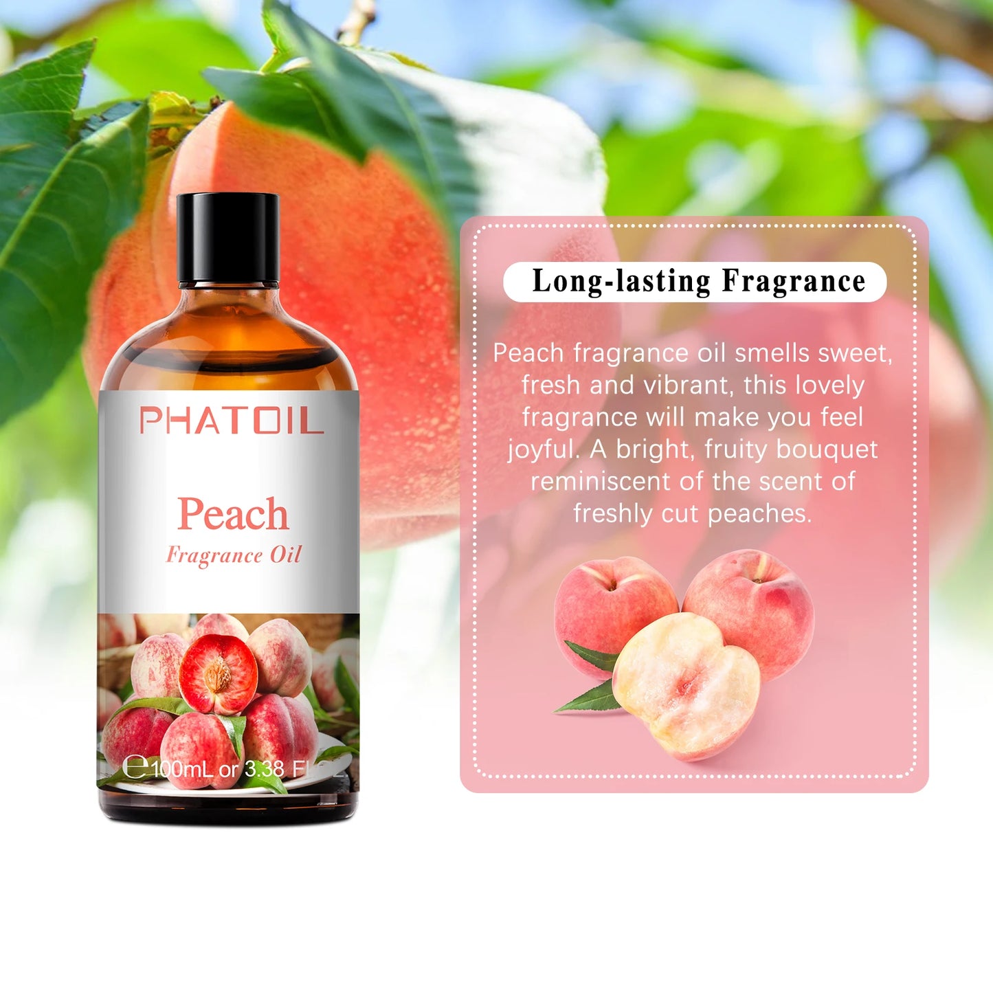 PHATOIL Aromatherapy Fragrance Oil 100ml — Premium Diffuser & Home Scent