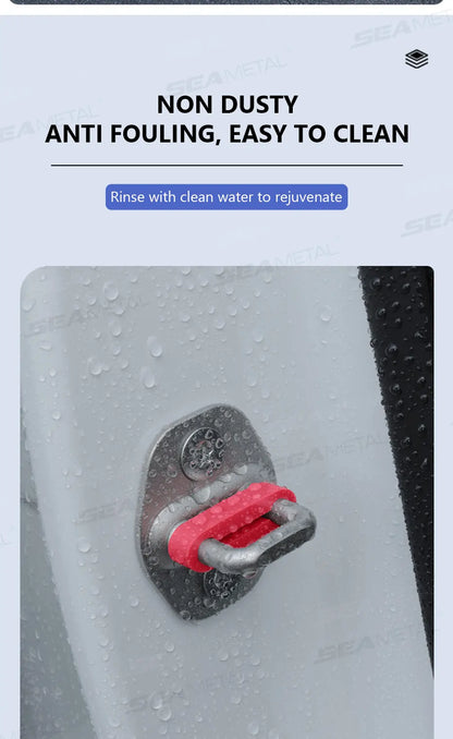 Universal Car Door Shock Absorber — Soundproof Anti-Vibration Cushion Buffer Pad & Damper