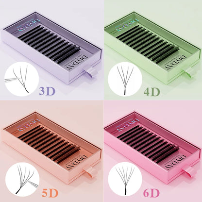 DIYDAY W-Shape Eyelash Extensions — Dramatic Volume & Length at Home