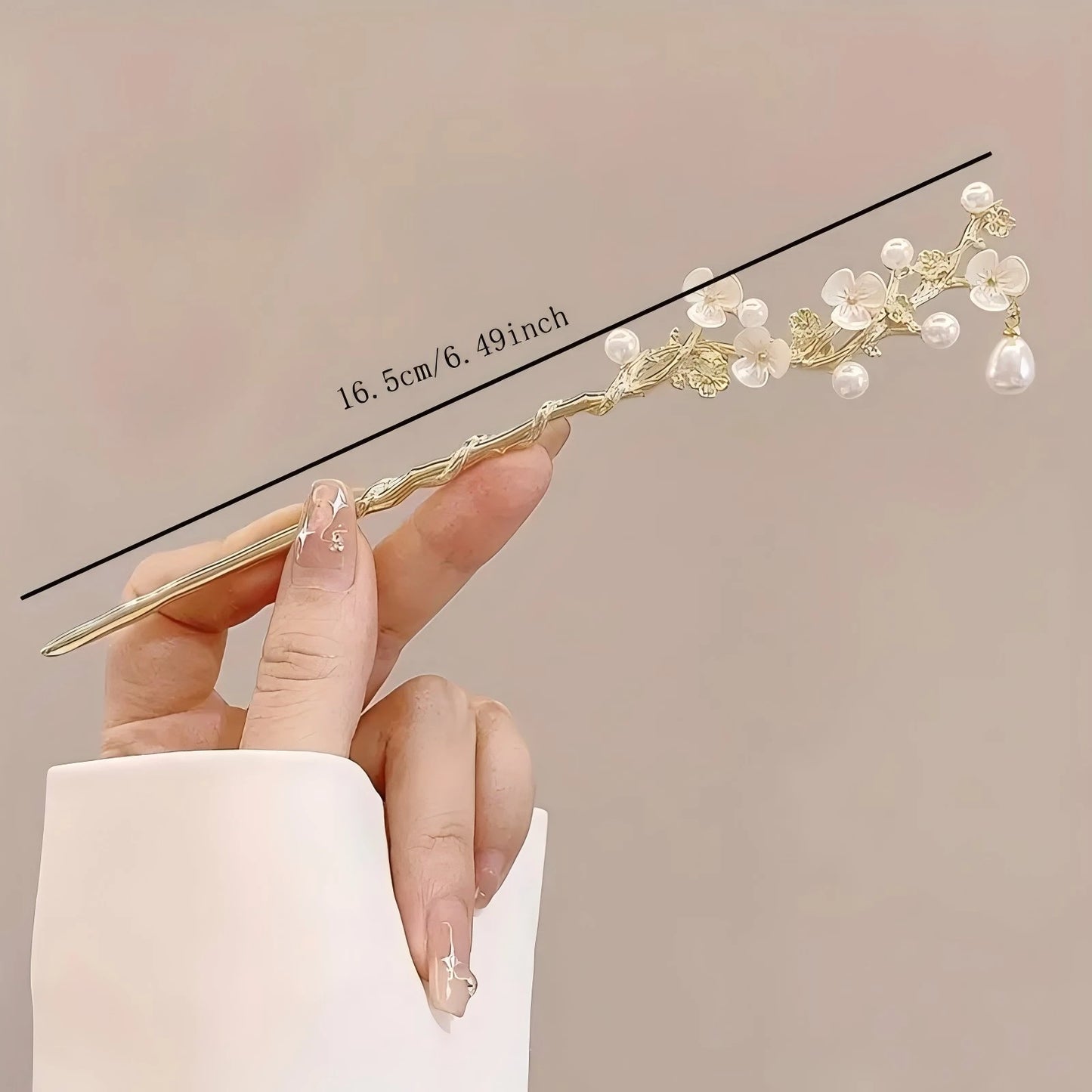 Elegant Chinese Style Hair Clip & Tassel Hair Stick — Traditional Floral Hairpin & Jewelry Accessory for Women