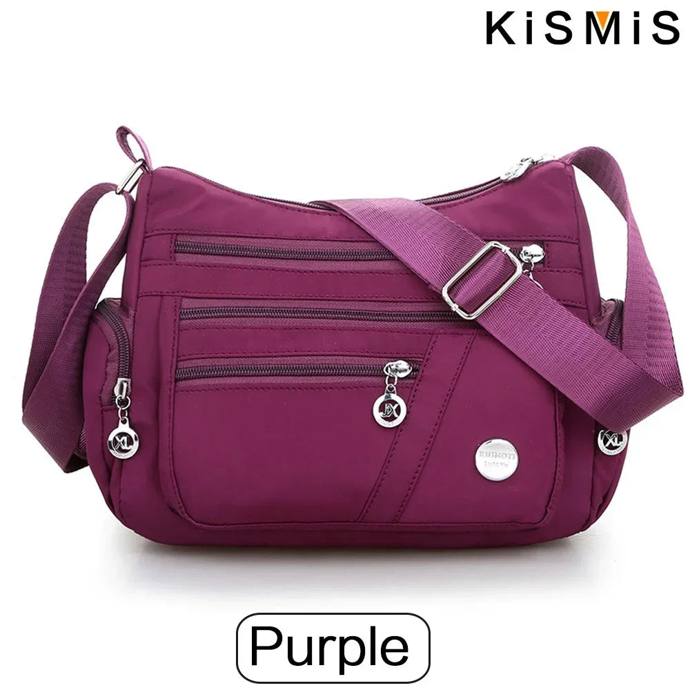 Women's Waterproof Crossbody Bag — Casual Oxford Shoulder & Messenger Bag