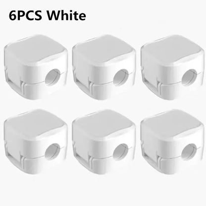 Magnetic Cable Clips — Adjustable Under-Desk Cord Holder & Cable Management Organizer (3-12 Pack)