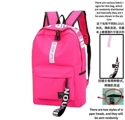 Korean Style Large Capacity Fashion Backpack — Trendy School & Travel Bag for Men & Women