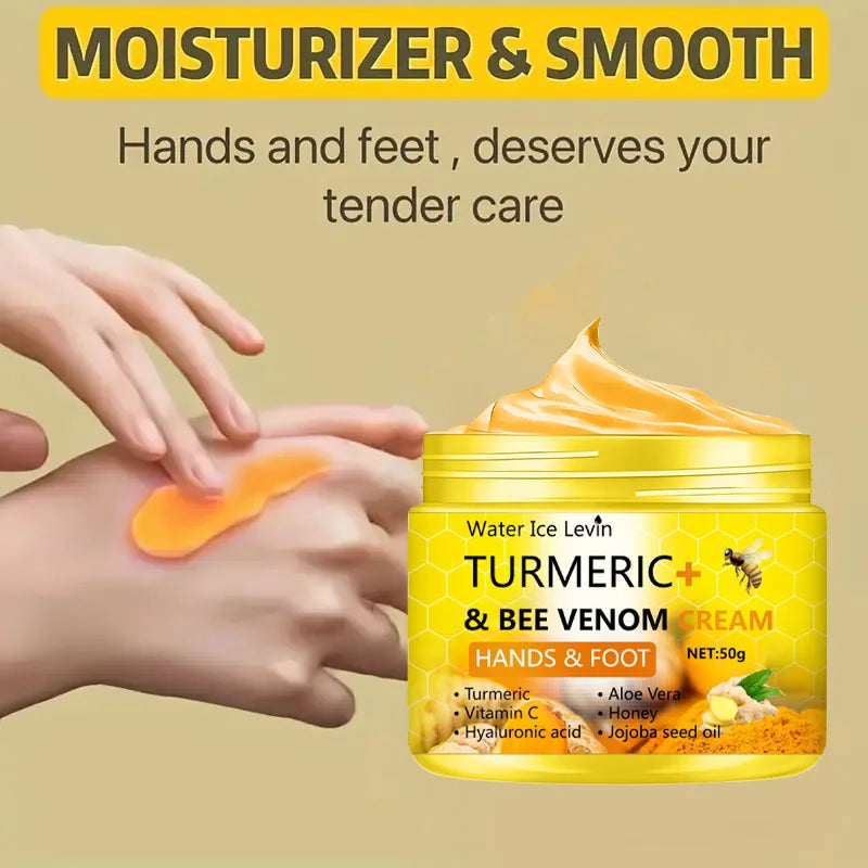 Poison Bee Organic Hand & Foot Cream — Natural Moisturizer for Dry & Flaky Skin