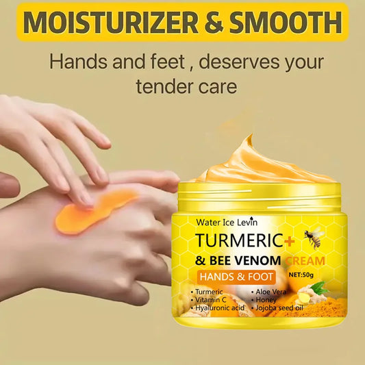 Poison Bee Organic Hand & Foot Cream — Natural Moisturizer for Dry & Flaky Skin