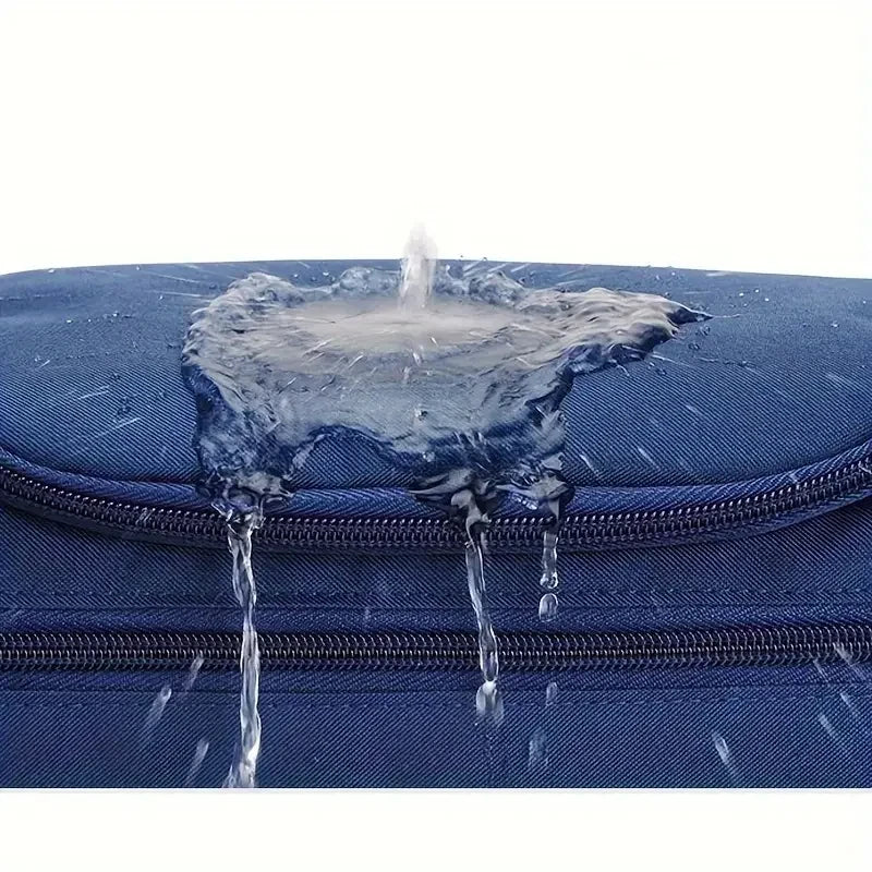Leather Toiletry Bag — Hanging Dopp Kit for Men & Women