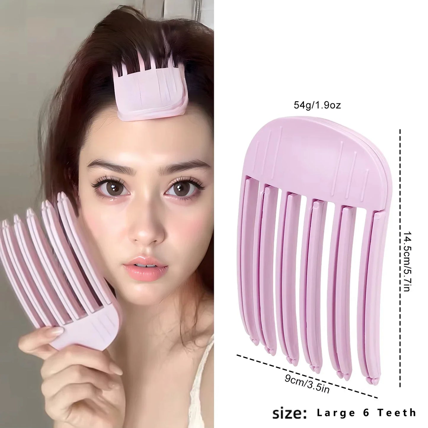 Fluffy Volumizing Hair Clips — Curling Bangs & Root Lift Clips for Women