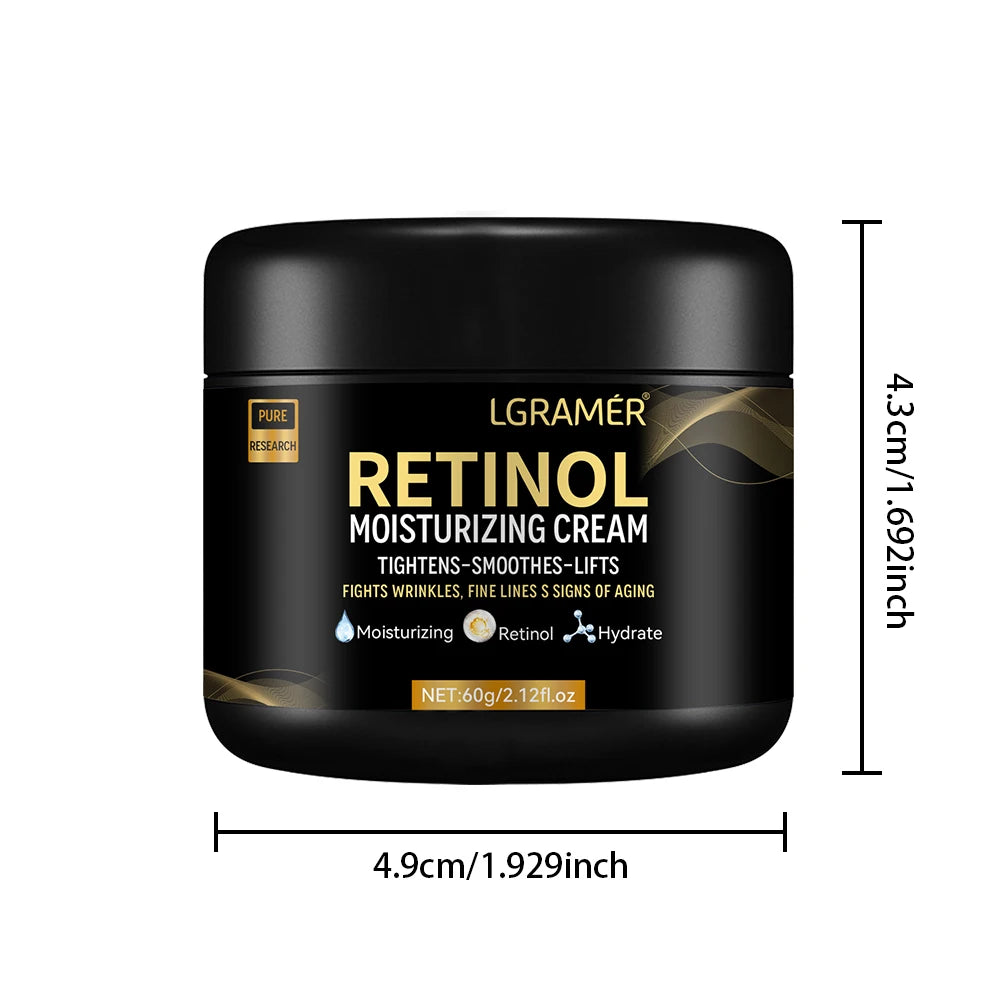 Men's Retinol Anti-Aging Face Moisturizer — Pore-Minimizing, Whitening & Smoothing Cream