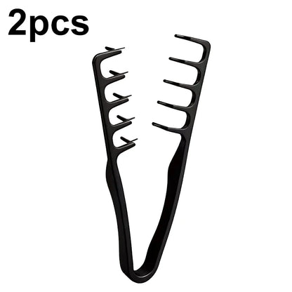 Volumizing Wide-Tooth Hair Styling Comb — Fluffy Texture Curling Tool for All Hair Types