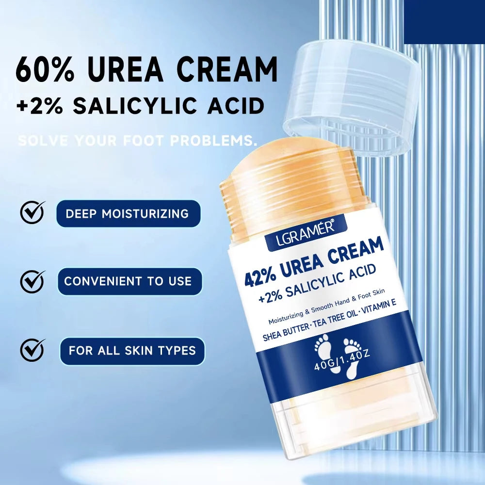 42% Urea + 2% Salicylic Acid Foot & Hand Cream — Intensive Hydrating Treatment