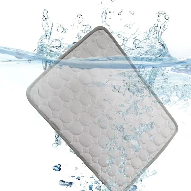 Pet Cooling Ice Mat — Summer Self-Cooling Pad for Cats & Dogs, Sofa & Floor Use