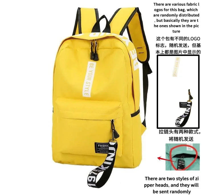 Korean Style Large Capacity Fashion Backpack — Trendy School & Travel Bag for Men & Women