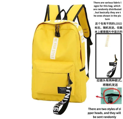 Korean Style Large Capacity Fashion Backpack — Trendy School & Travel Bag for Men & Women