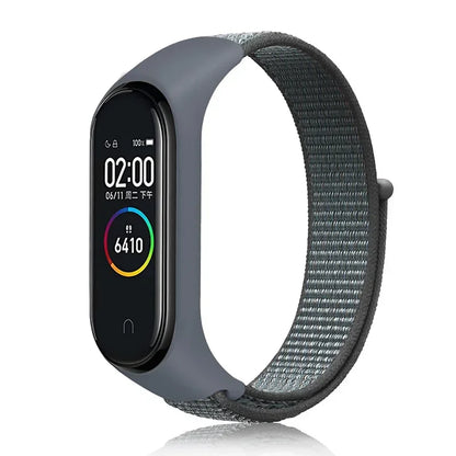 Nylon Sport Strap for Xiaomi Mi Band 3 4 5 6 7 — Soft Adjustable Replacement Wristband